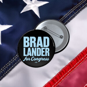 Brad Lander For Congress Button