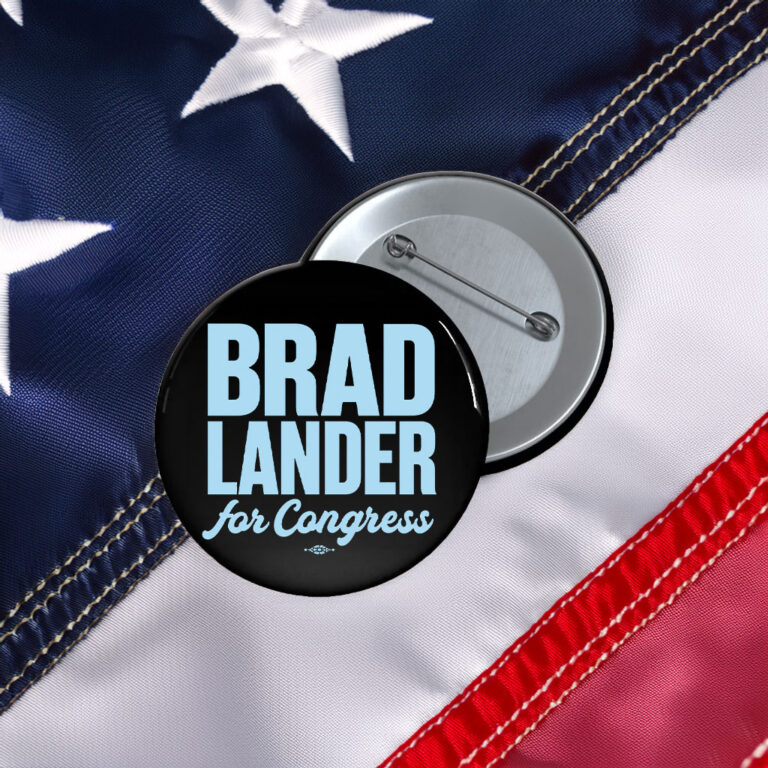 Brad Lander For Congress Button
