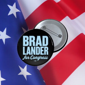 Brad Lander For Congress Button