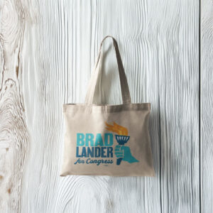 Brad Lander For Congress Canvas Tote