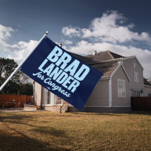 Brad Lander For Congress Flag