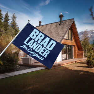 Brad Lander For Congress Flag