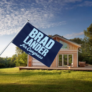 Brad Lander For Congress Flag