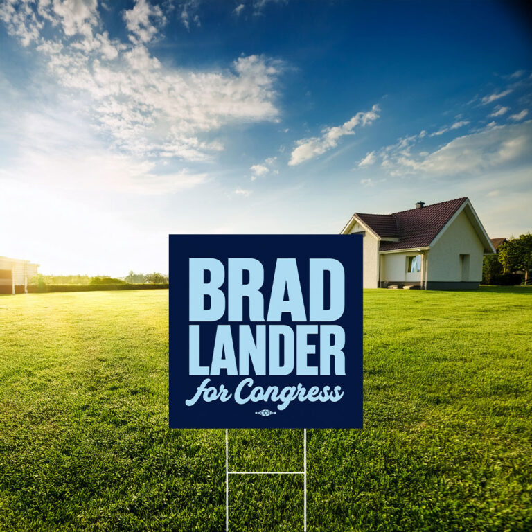 Brad Lander For Congress Yard Sign