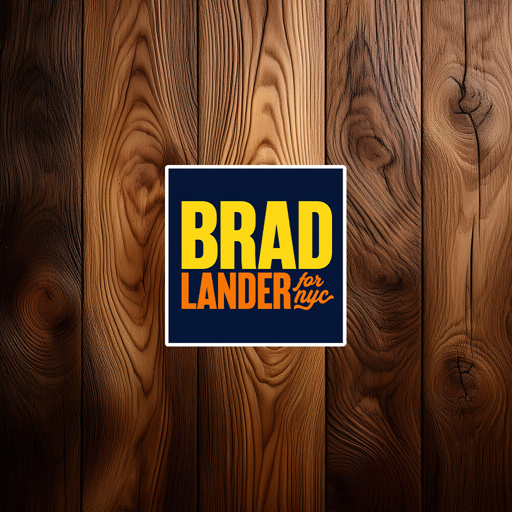 Brad Lander For NYC Congress Sticker
