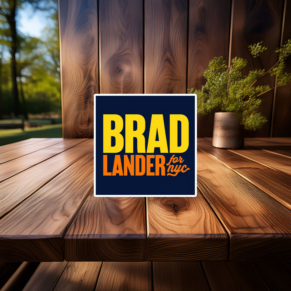 Brad Lander For NYC Congress Sticker