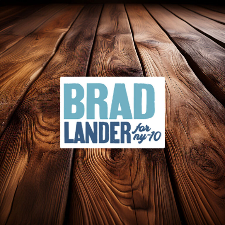 Lander For Congress Sticker