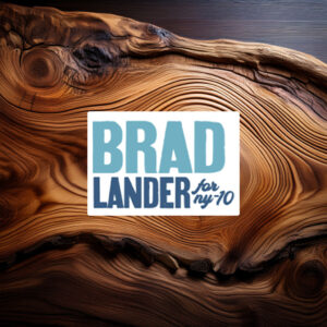 Lander For Congress Sticker