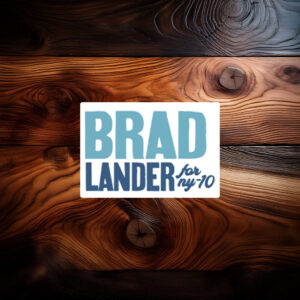 Lander For Congress Sticker