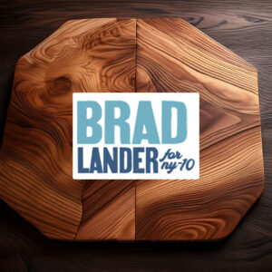 Lander For Congress Sticker