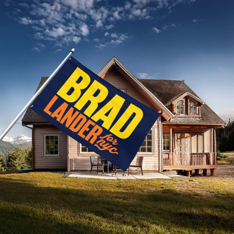 Lander For NYC Congress Flag