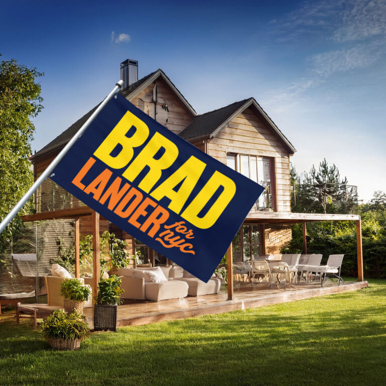 Lander For NYC Congress Flag
