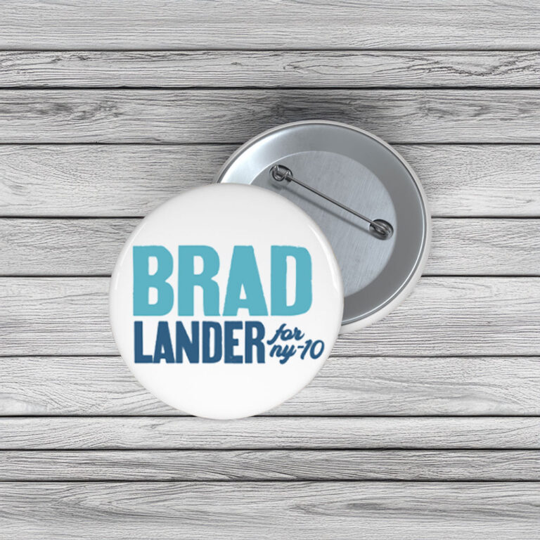 Lander for Congress Button