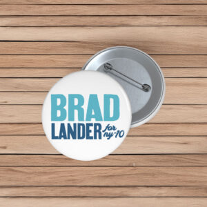 Lander for Congress Button