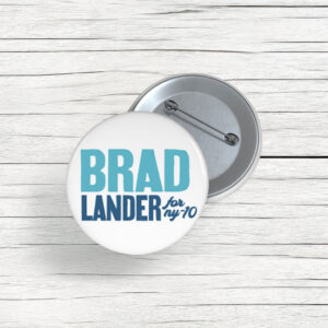 Lander for Congress Button