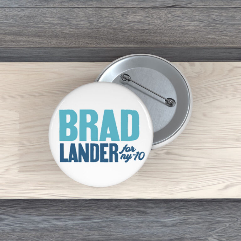 Lander for Congress Button