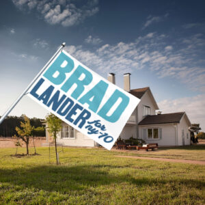 Lander for Congress flag