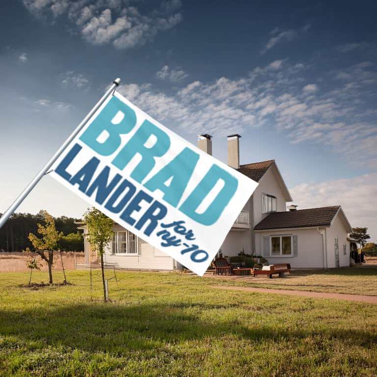 Lander for Congress flag
