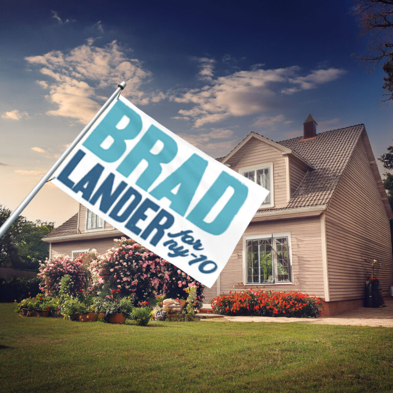 Lander for Congress flag