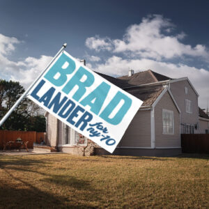Lander for Congress flag